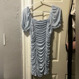 Light blue short dress